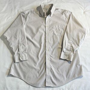 Brooks Brothers Regent Button Up Checkered Dress Shirt 16 1/2 - 33.